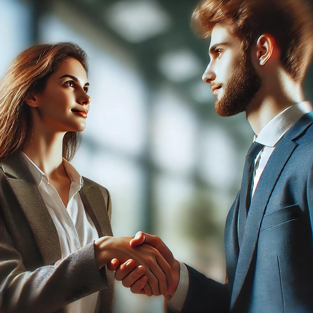 Representative client development and relationship-building imagery